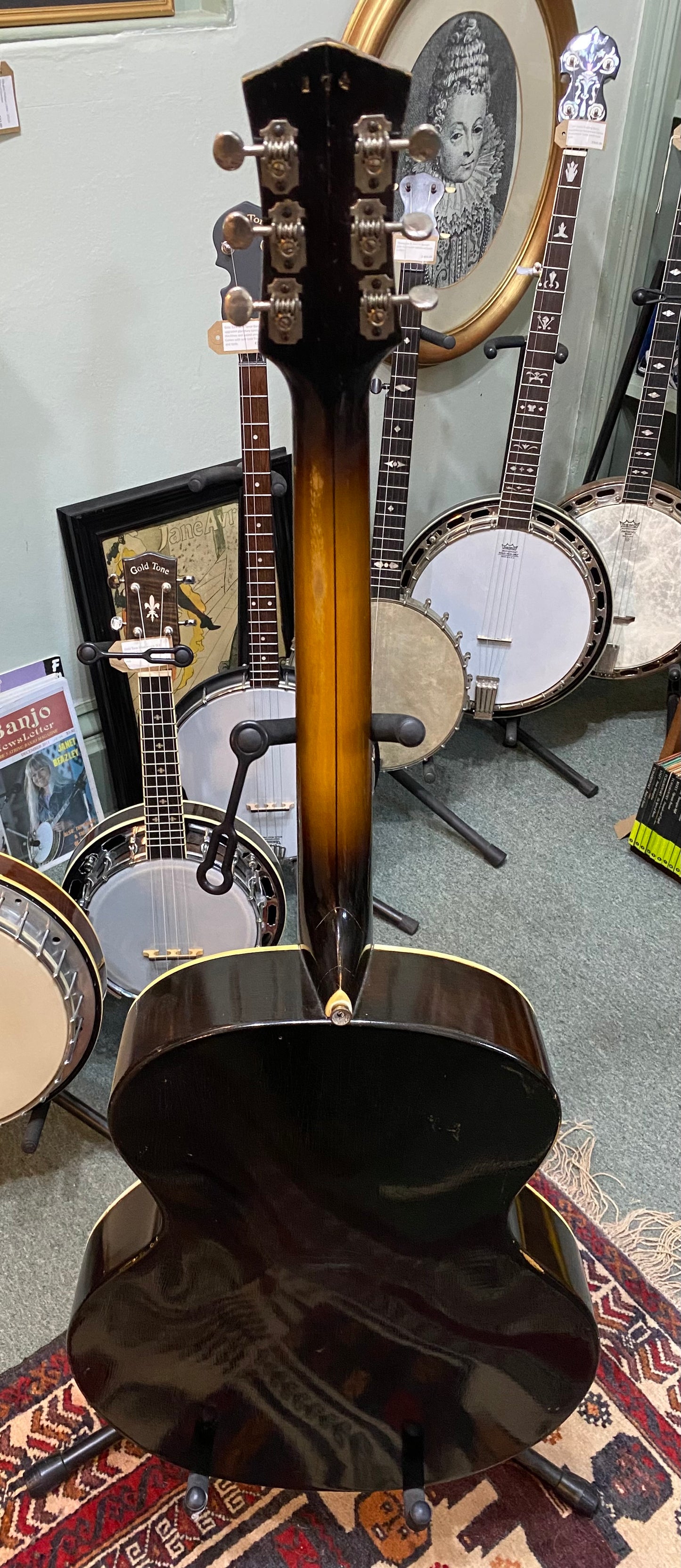 J. G. Abbott “The Aristone” Archtop Guitar, London, c.1929 – Serial No. 174