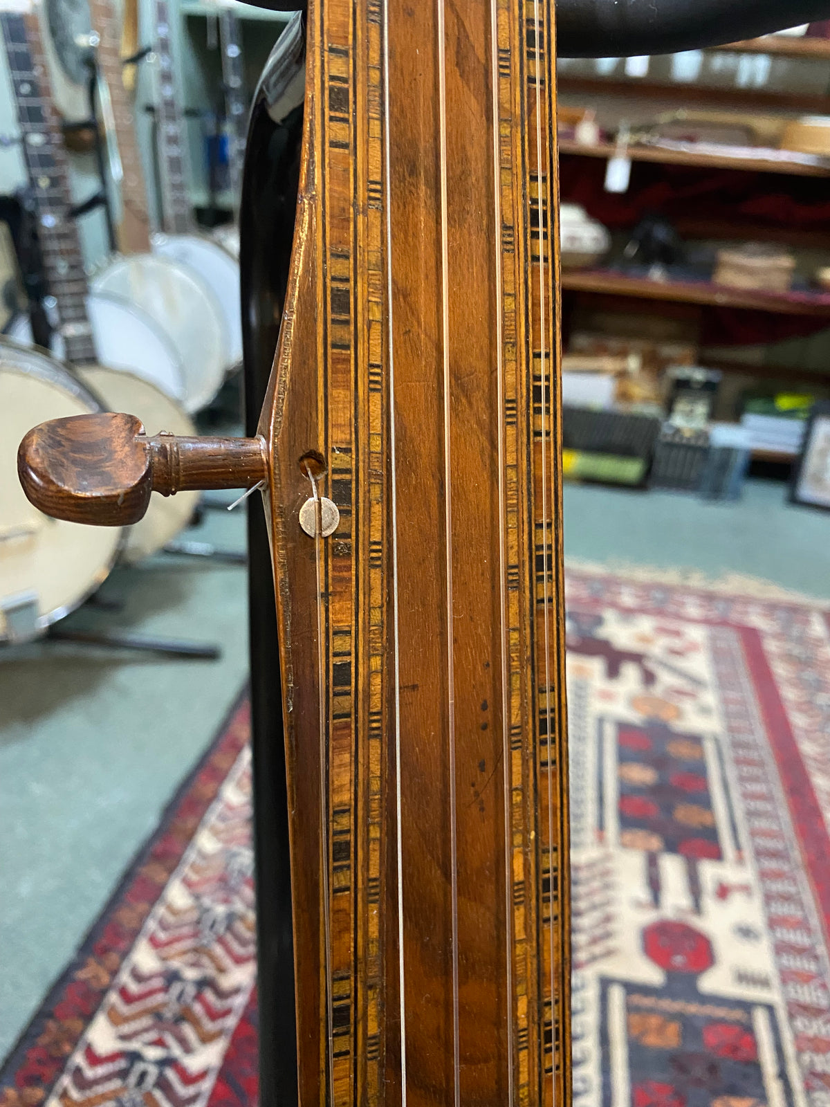 Victorian Tunbridge-ware Banjo