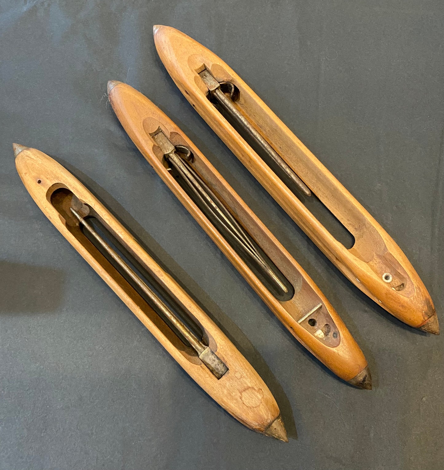 Vintage mid-century loom boat shuttle