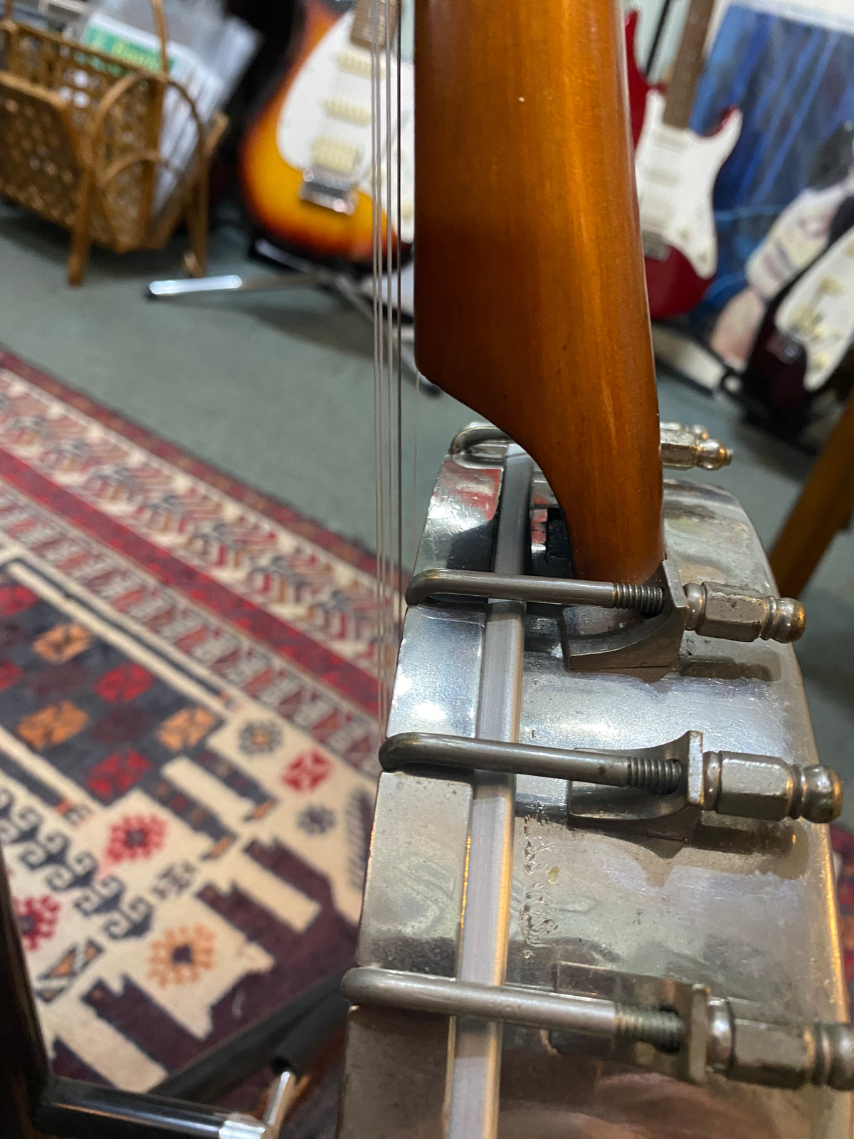 Victorian Tunbridge-ware Banjo
