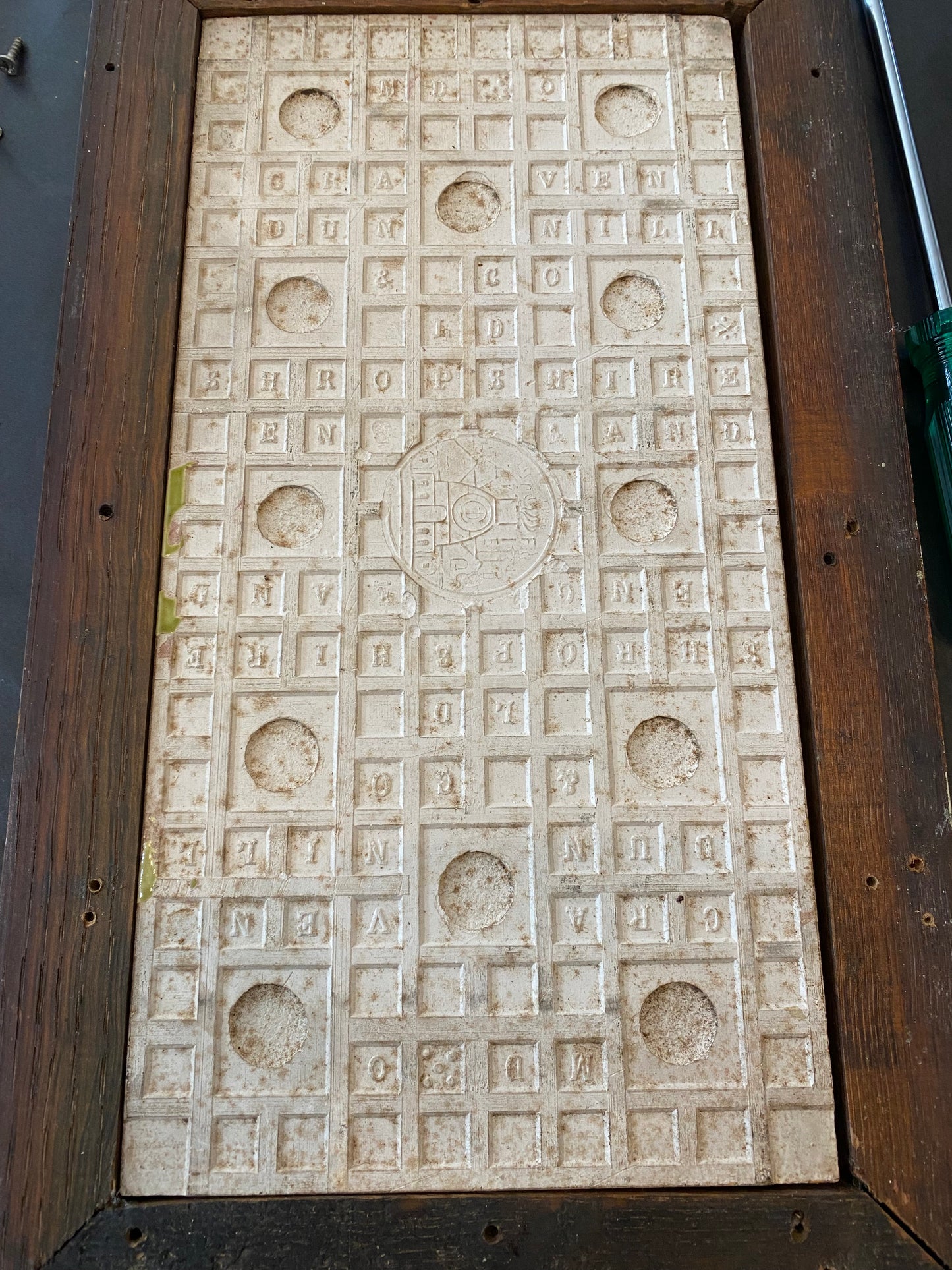 Craven Dunnill decorative pictorial wall tiles (pair)