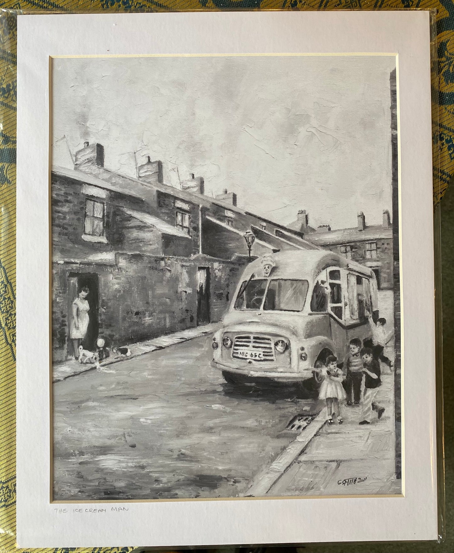 The Ice Cream Man - medium size print by Gary Smith