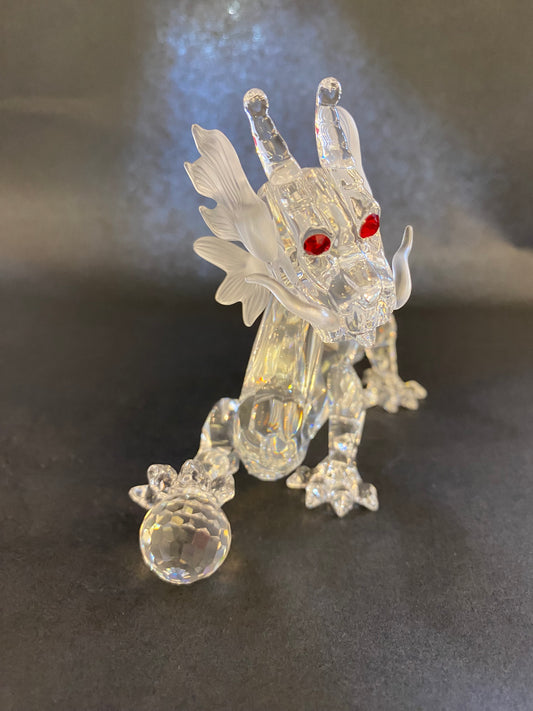 Swarovski Dragon Figurine – Fabulous Creatures Series with Original Box & Certificate